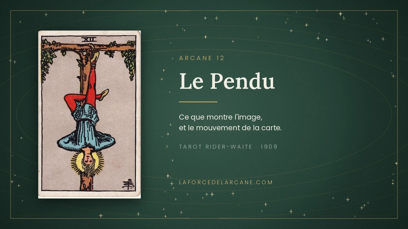 Le Pendu dans le tarot Rider-Waite : comment lire la carte
