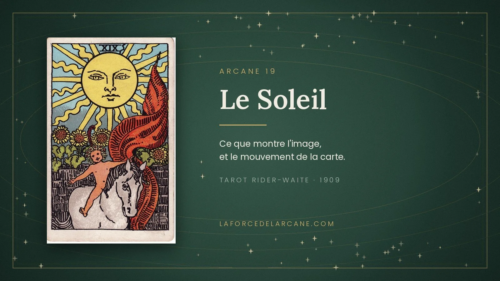 Le Soleil dans le tarot Rider-Waite : comment lire la carte