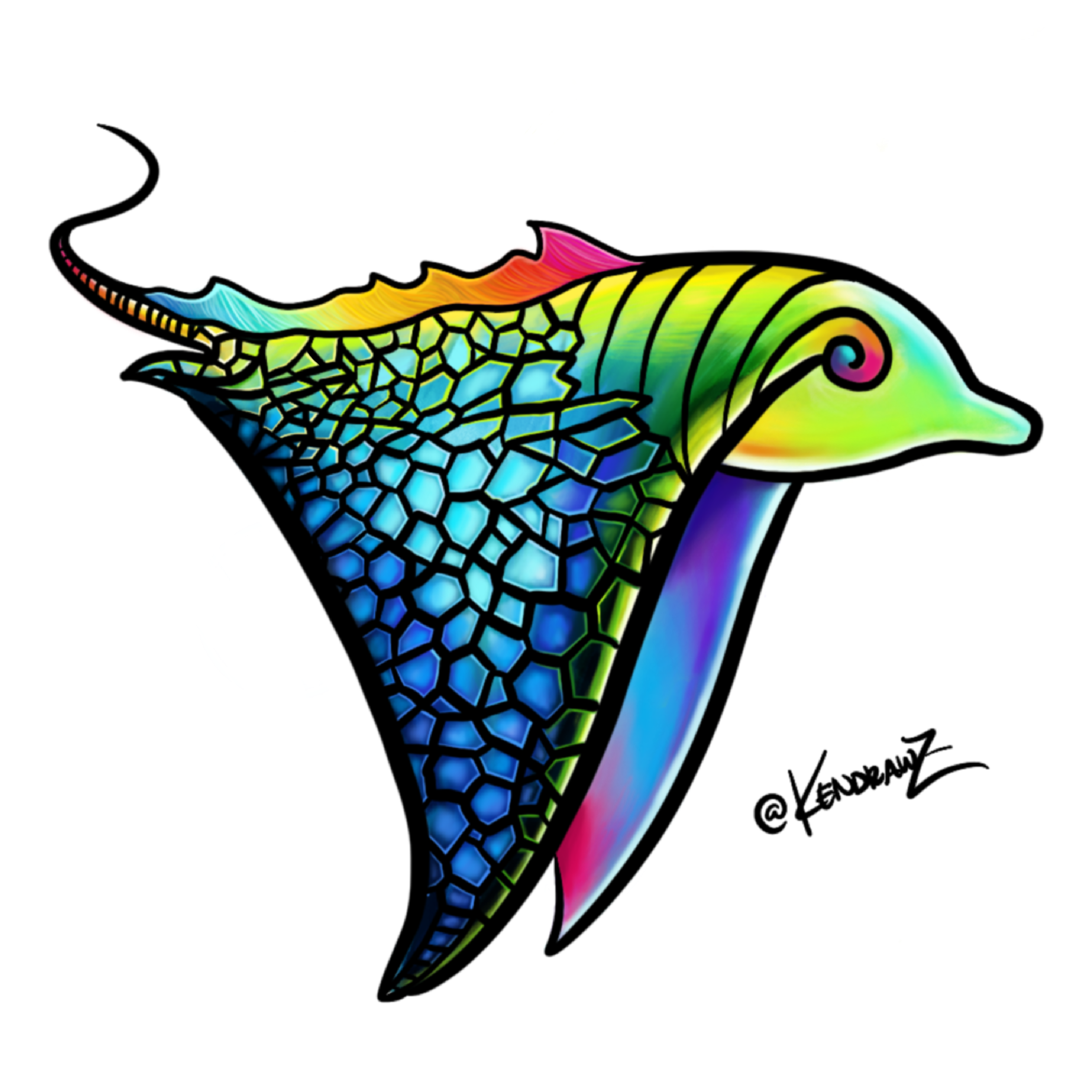 HAPPY RAINBOW RAY
PROCREATE | 2022
