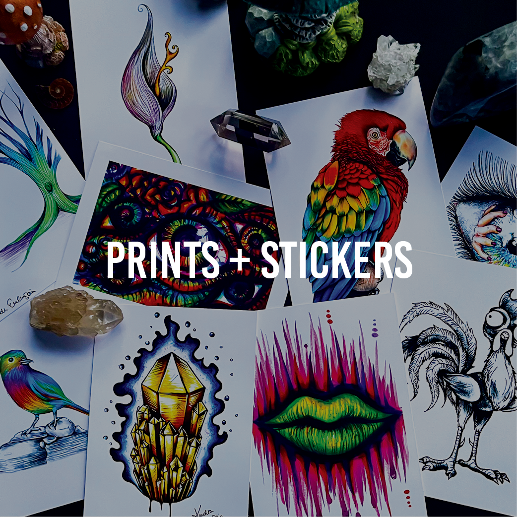 PRINTS + STICKERS
