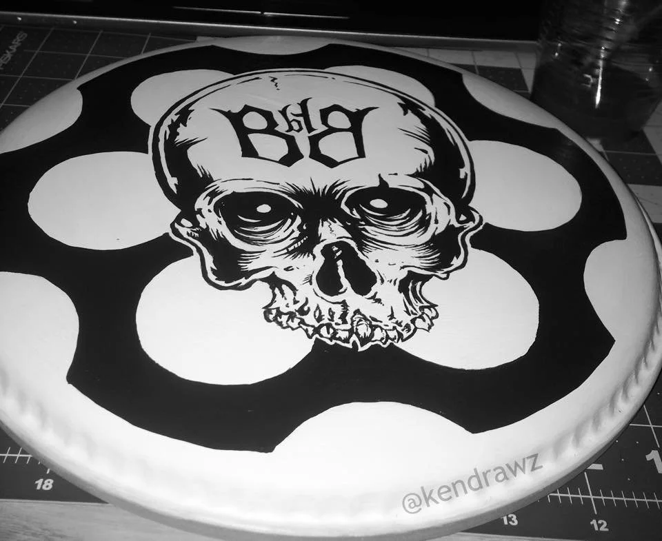 BETRAYED BY THE BULLET DRUMHEAD