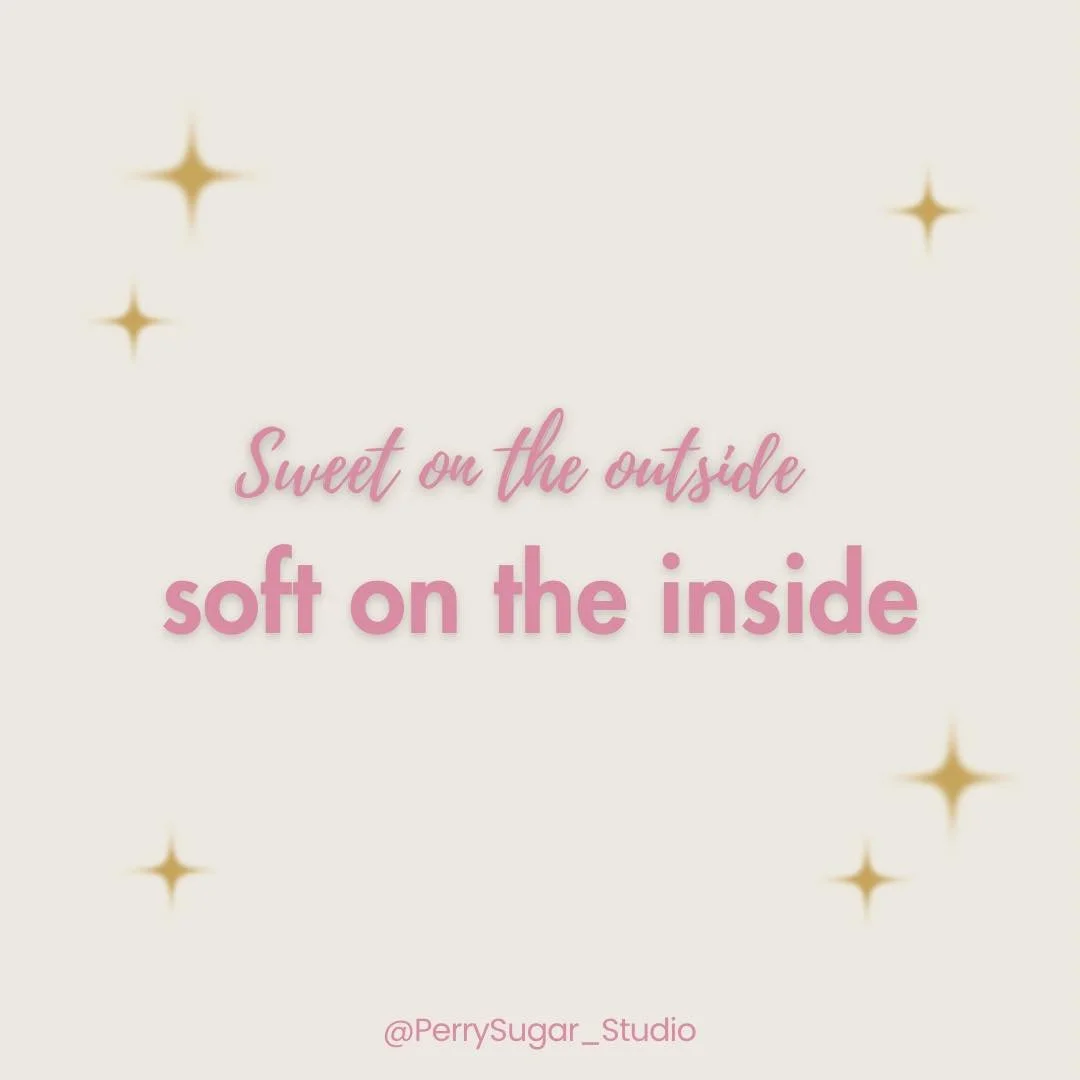 Sugar Cookies should be ✨SOFT✨.

Before launching I spent 3 months in recipe development. I went to different fairs buying sugar cookies and I noticed while they were beautiful, they were also tough or the icing very hard. 

In developing our origina