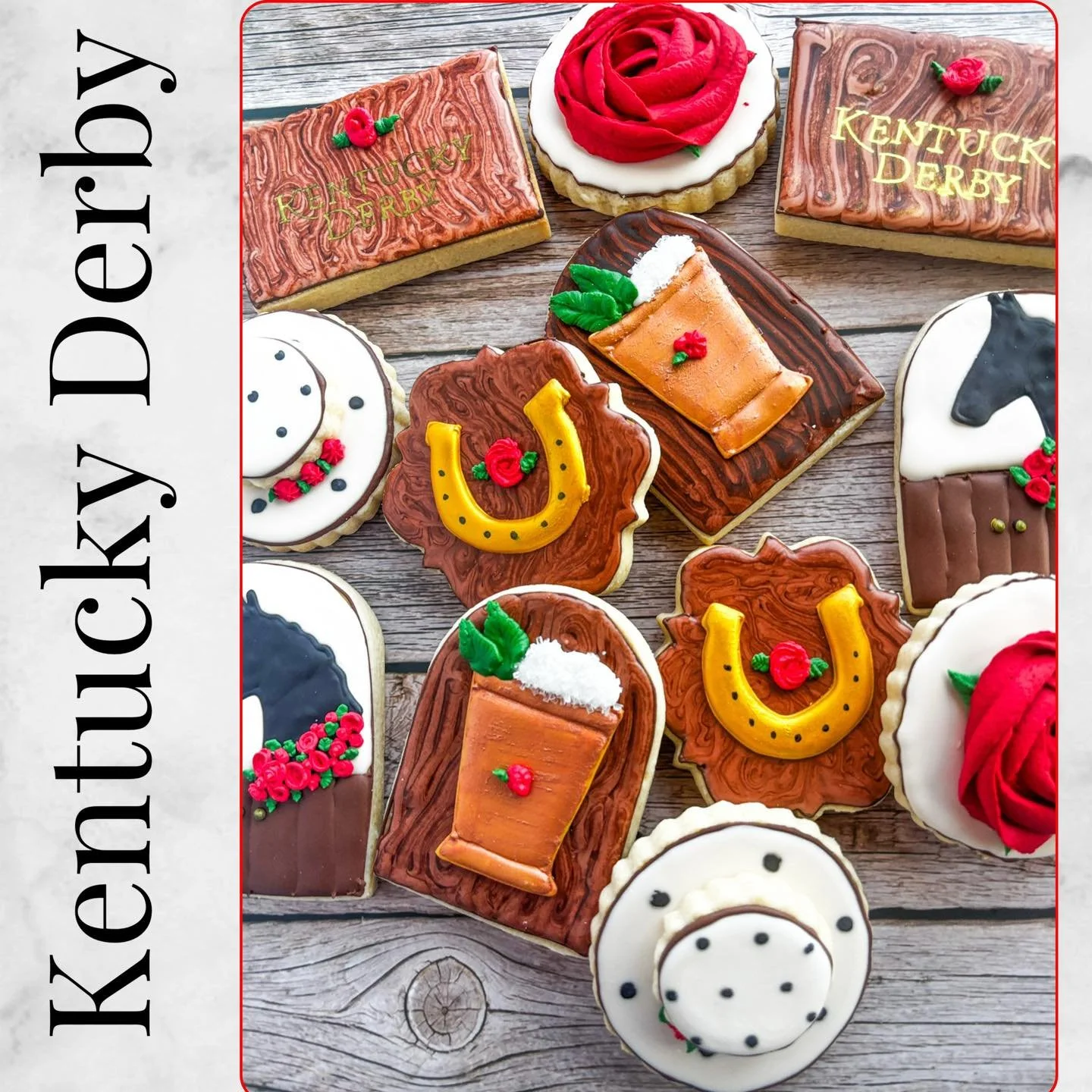 Every set starts as a brief and ends as this. 

This client hosts a yearly Kentucky Derby party that needed a sweet detail for thier guests. She ordered the platinum package and trusted me with full creative freedom. 

-🌹The Derby is centered around