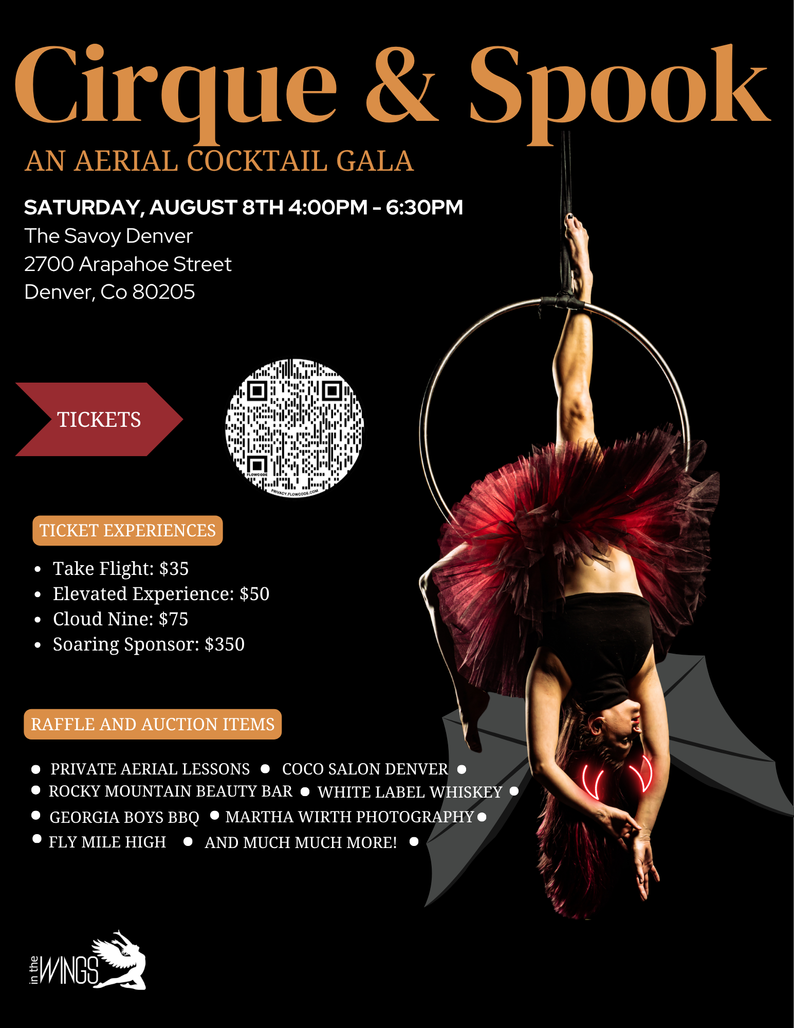 Cirque & Spook: An Aerial Cocktail Gala