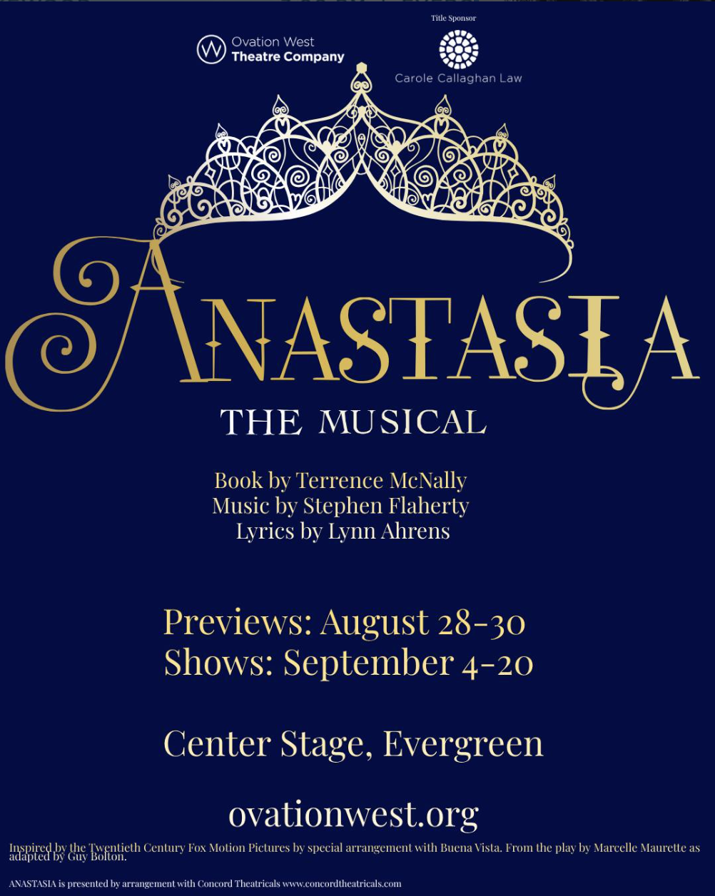 Anastasia: The Musical by Ovation West Theatre Company