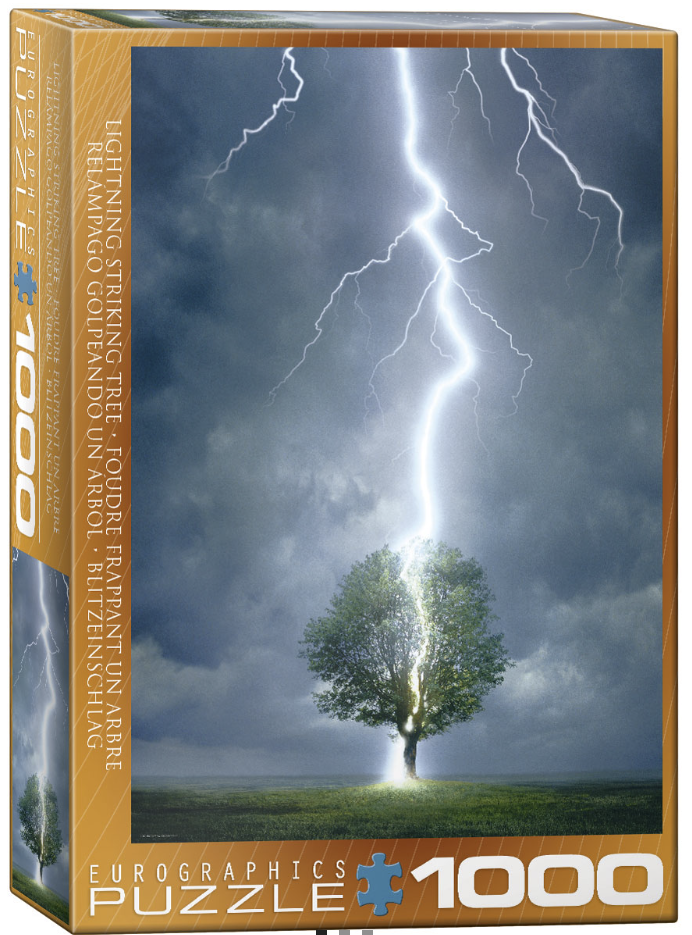 LIGHTNING STRIKING TREE