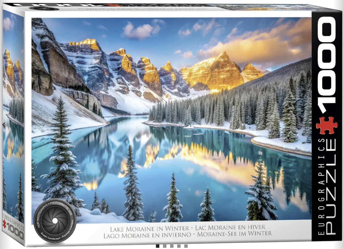 LAKE MORAINE IN WINTER