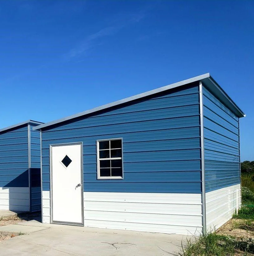 Single Slant Metal Buildings