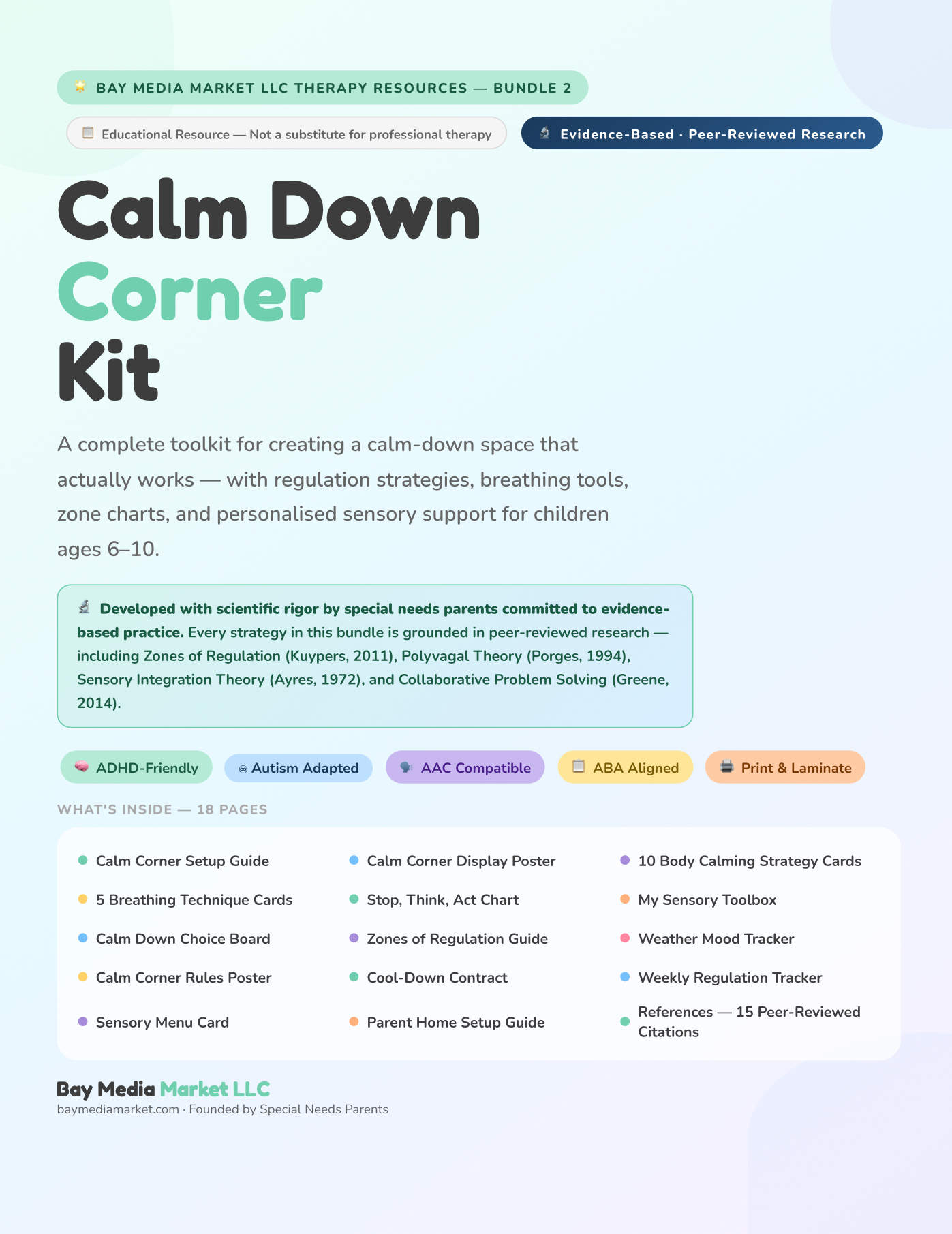 The Calm Down Corner Kit
