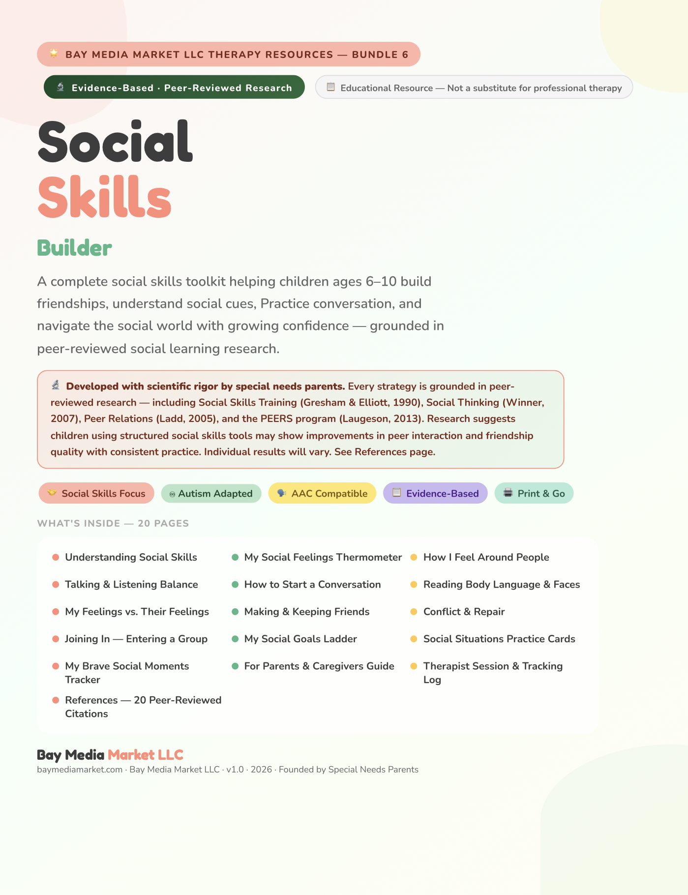 The Social Skills Builder Bundle