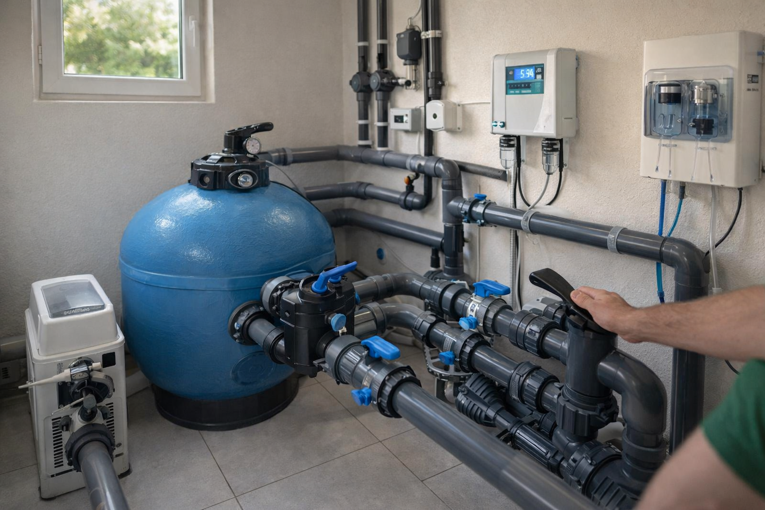 Réparation et maintenance de piscine