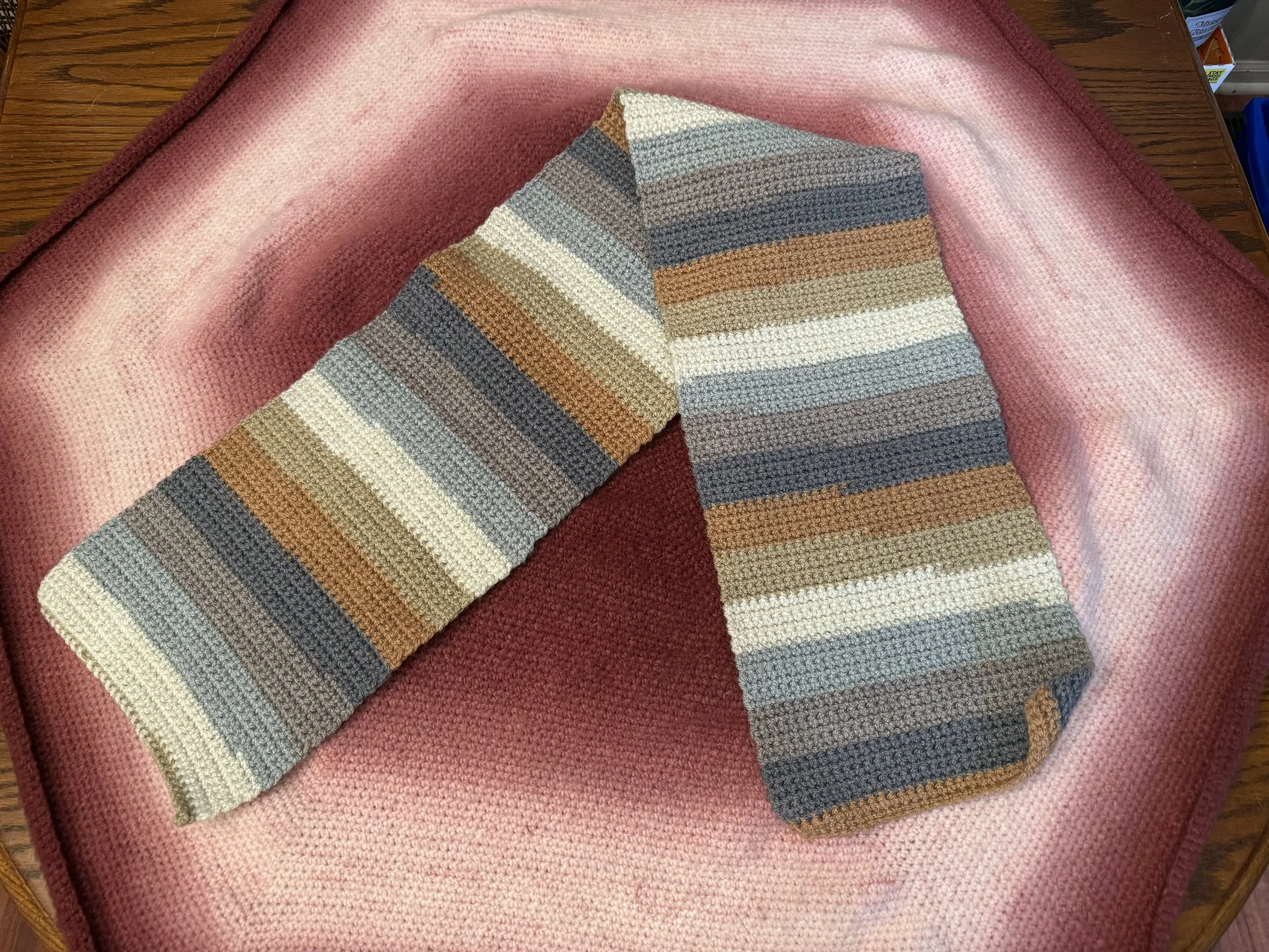 Multi-color Neutral Scarf