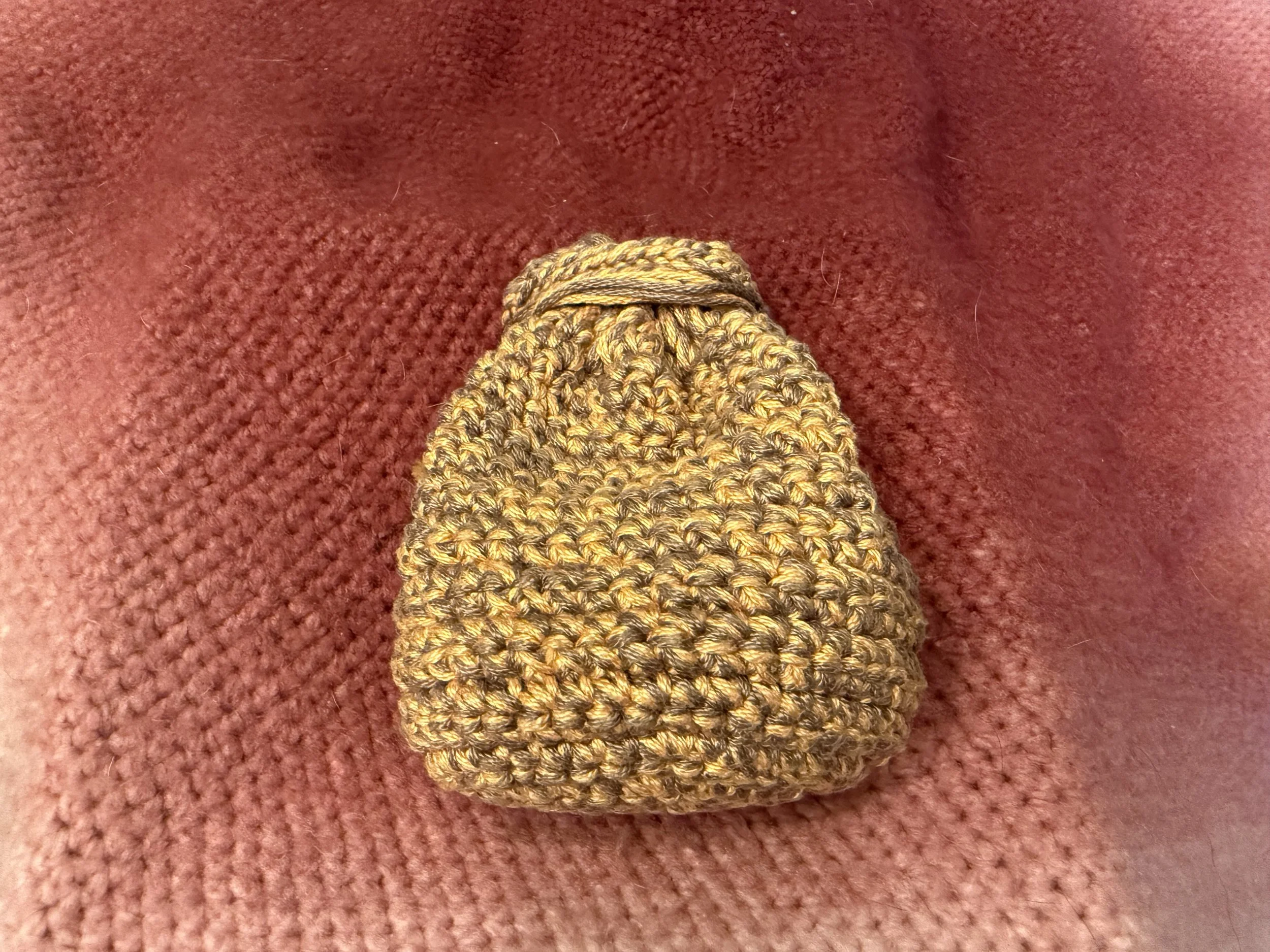 Yellow/Brown Dice Bag (large)