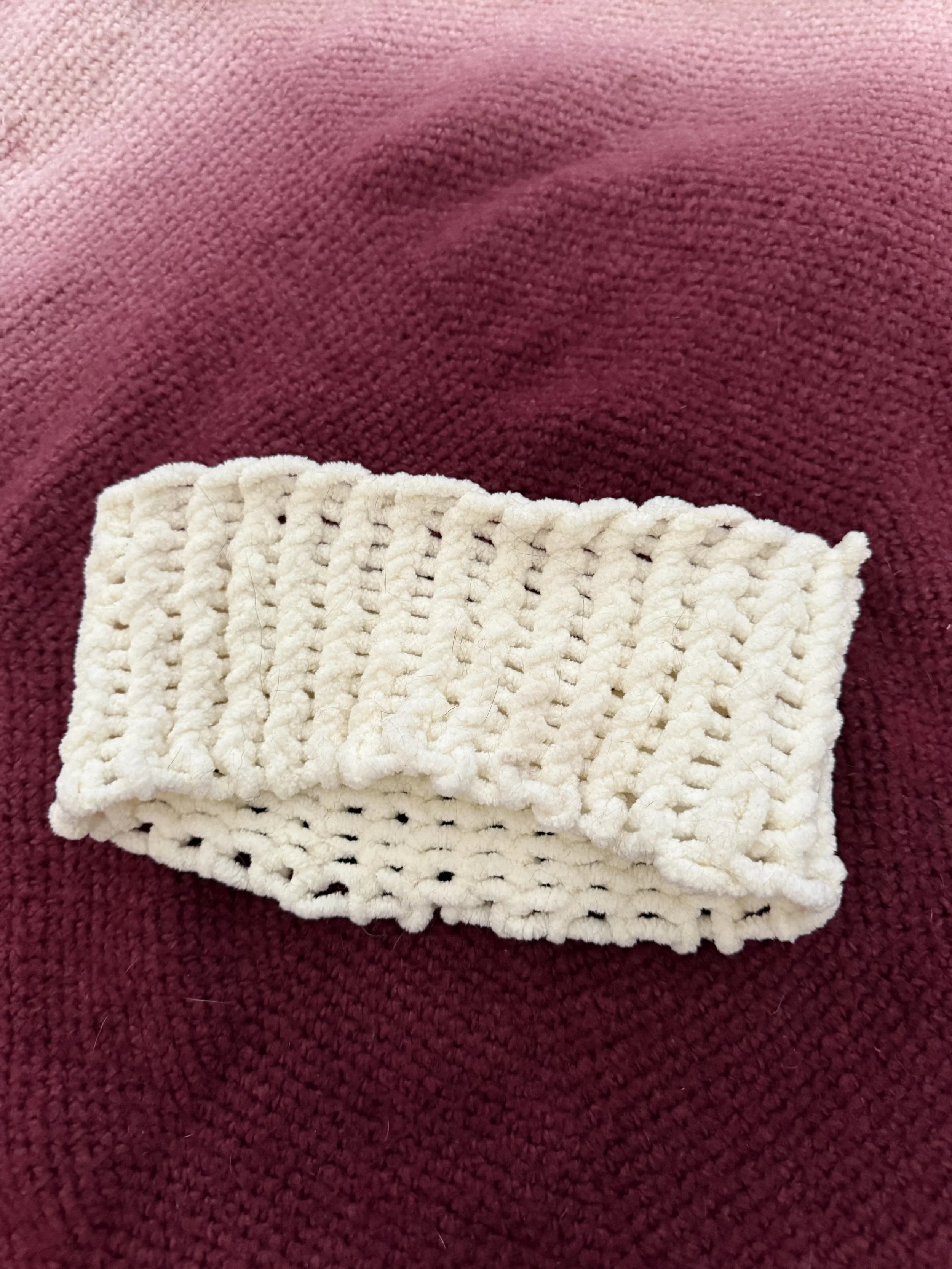 White Knit Headband