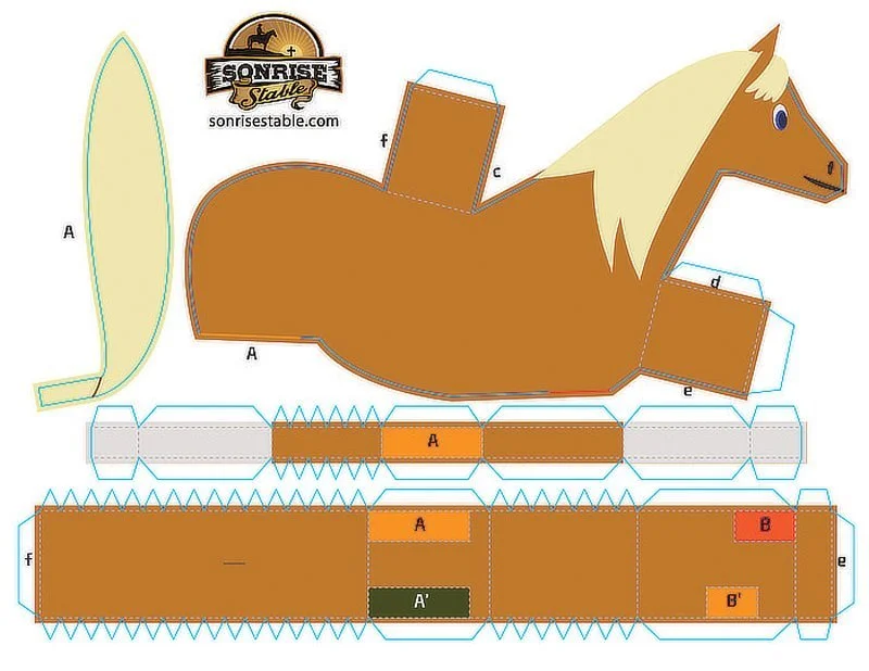 Paper Horse Models - Sonrise Companion Guides