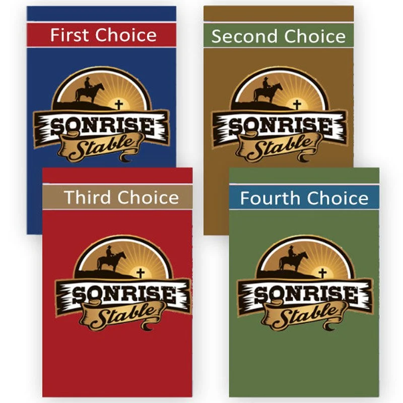 Any Four Sonrise Stable Books - Your Choice