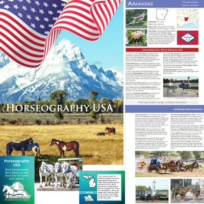 Horseography USA book and card deck