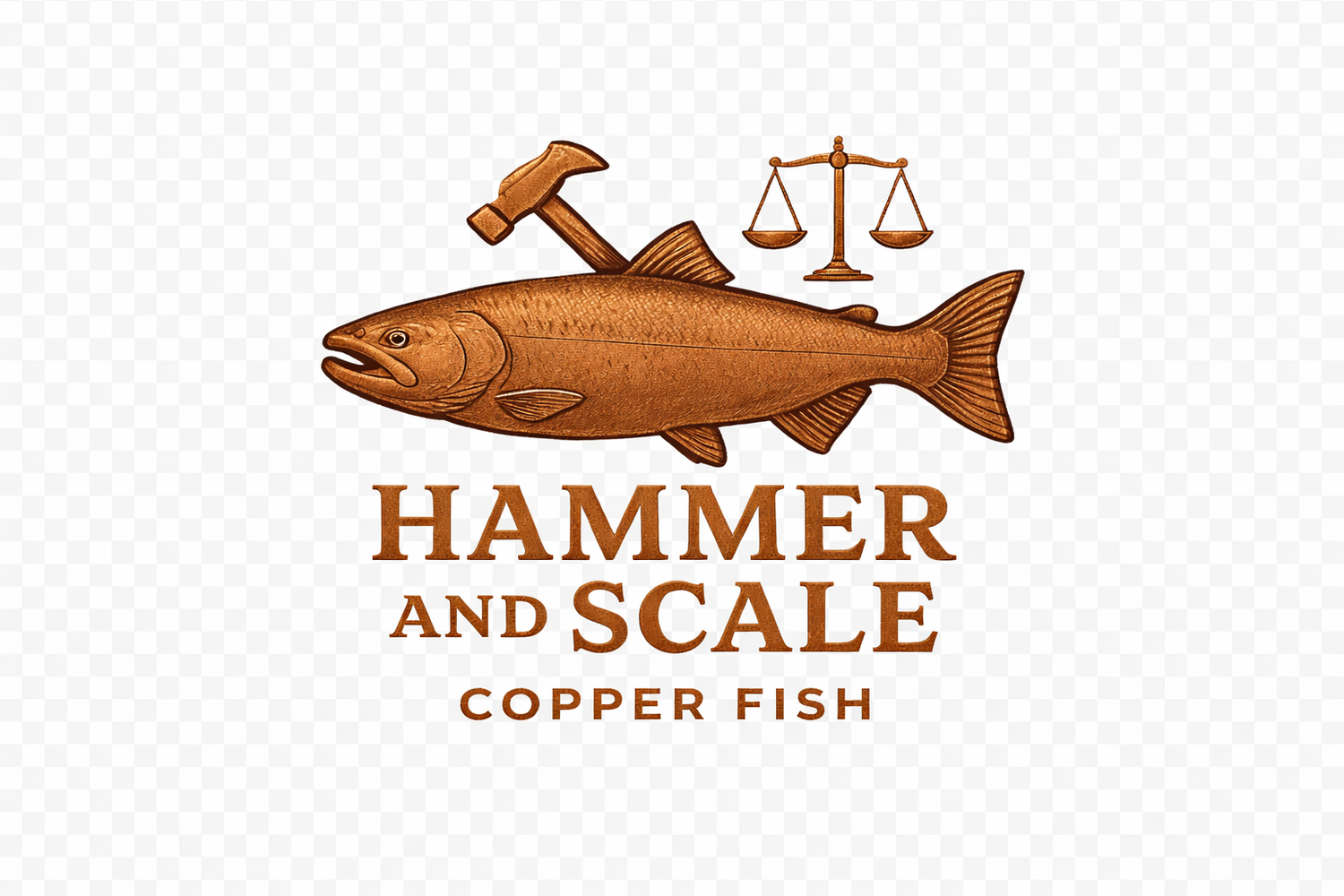 Hammer and Scale Copper Fish