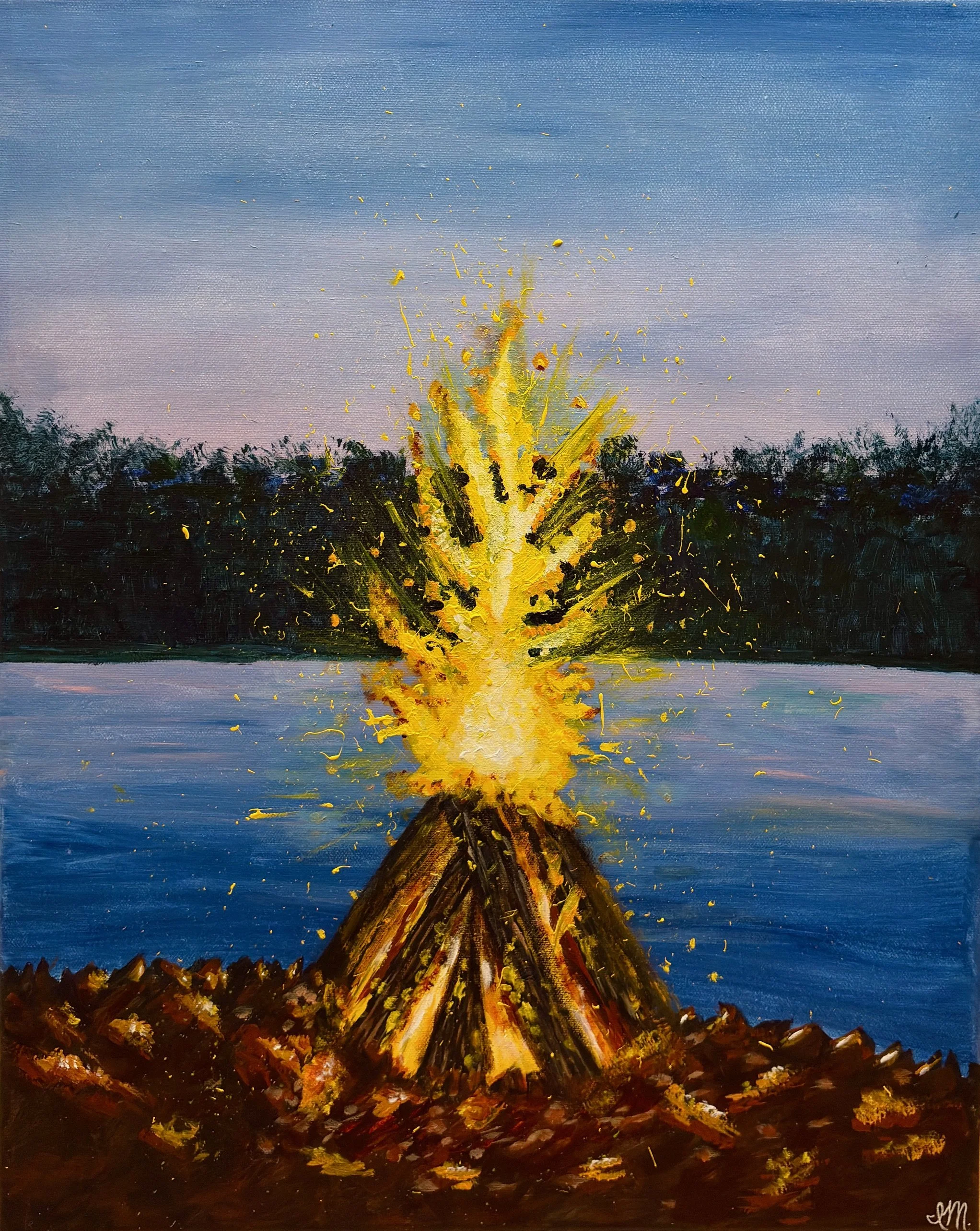 'A Soul Ablaze' fine art print