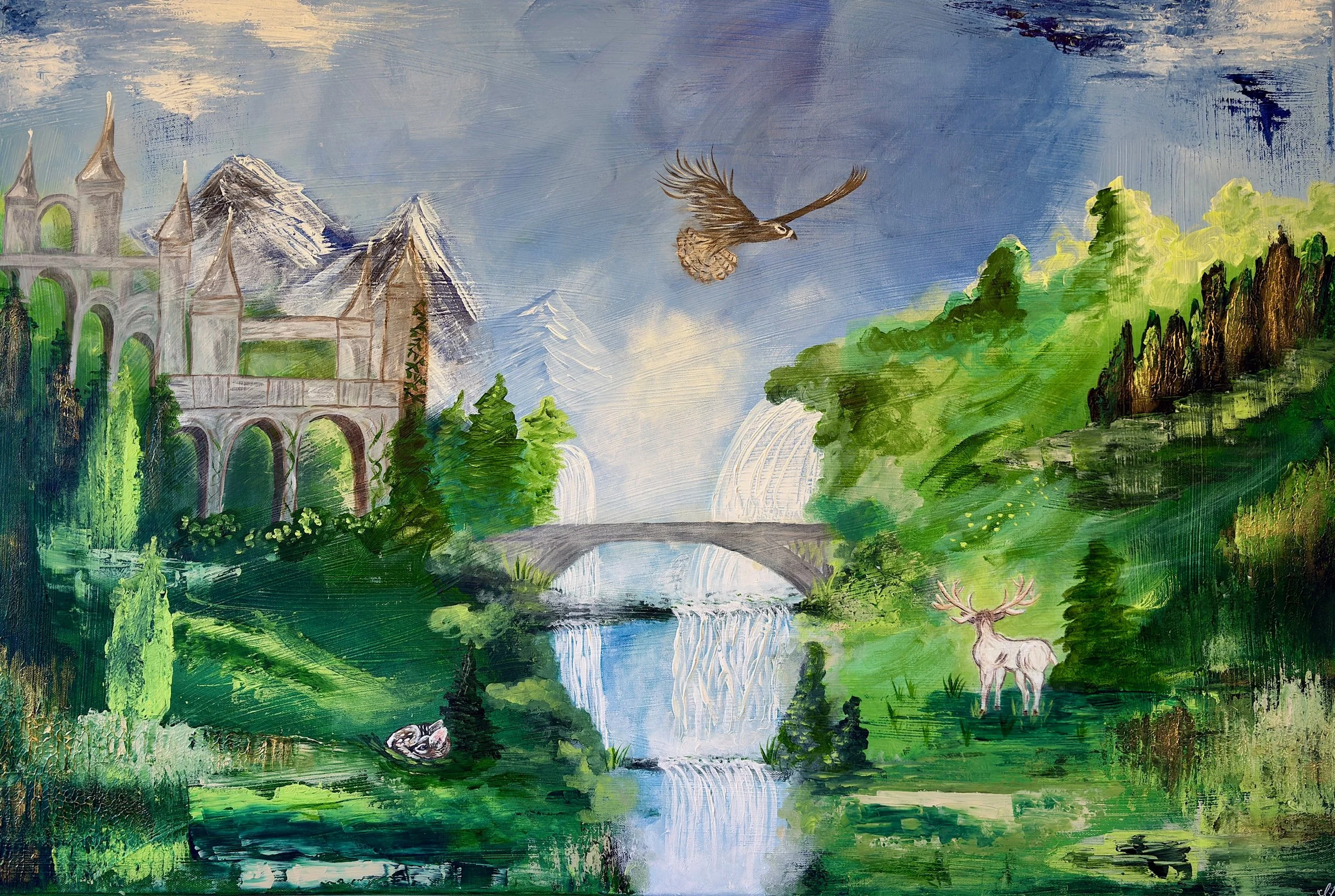 'Bridge Between Worlds' fine art print