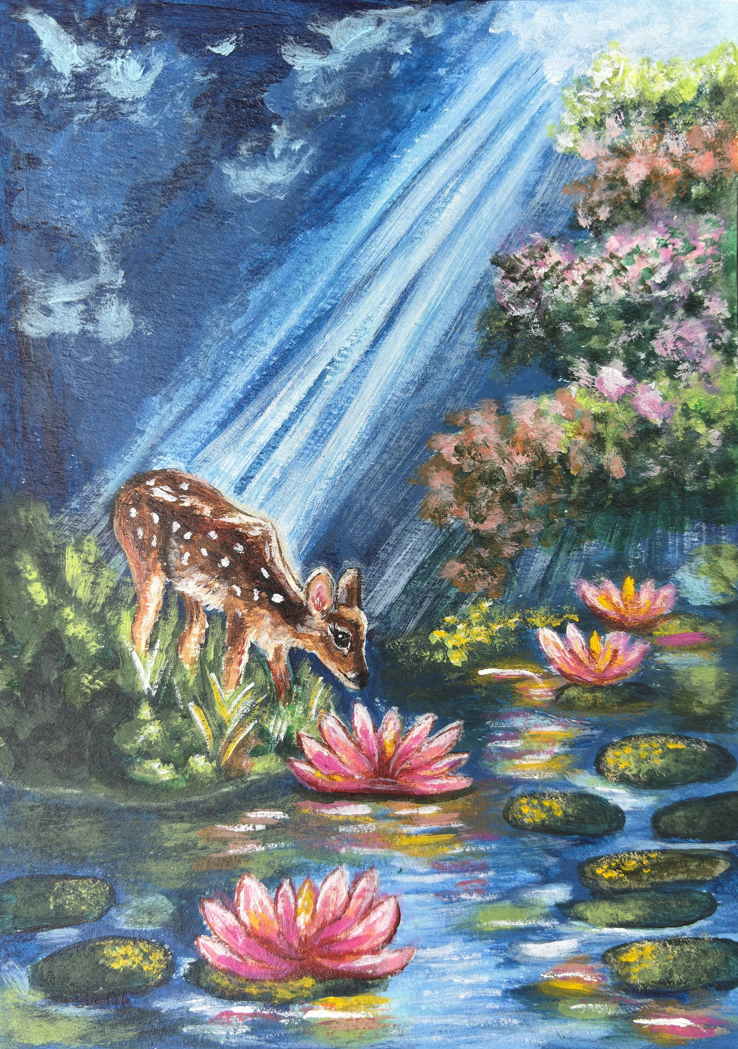 'Enchanted Pond' fine art print