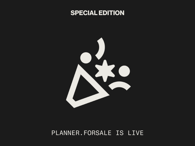 www.planner.forsale is live