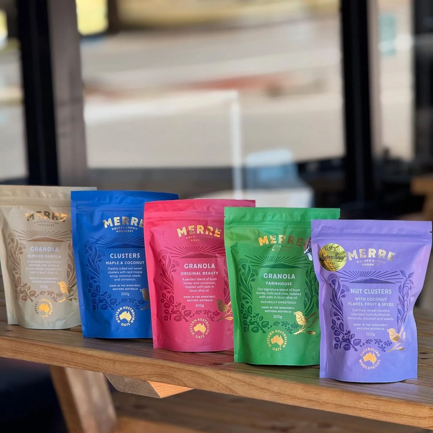 NEW STOCK ITEM 🥄 

@merregranola_wa 🙌

Merre Granola ingredients are grown and sourced locally in Western Australia&rsquo;s golden Wheatbelt and throughout a number of other regions across Australia.

Incorporating freshly rolled Wheatbelt oats, bu