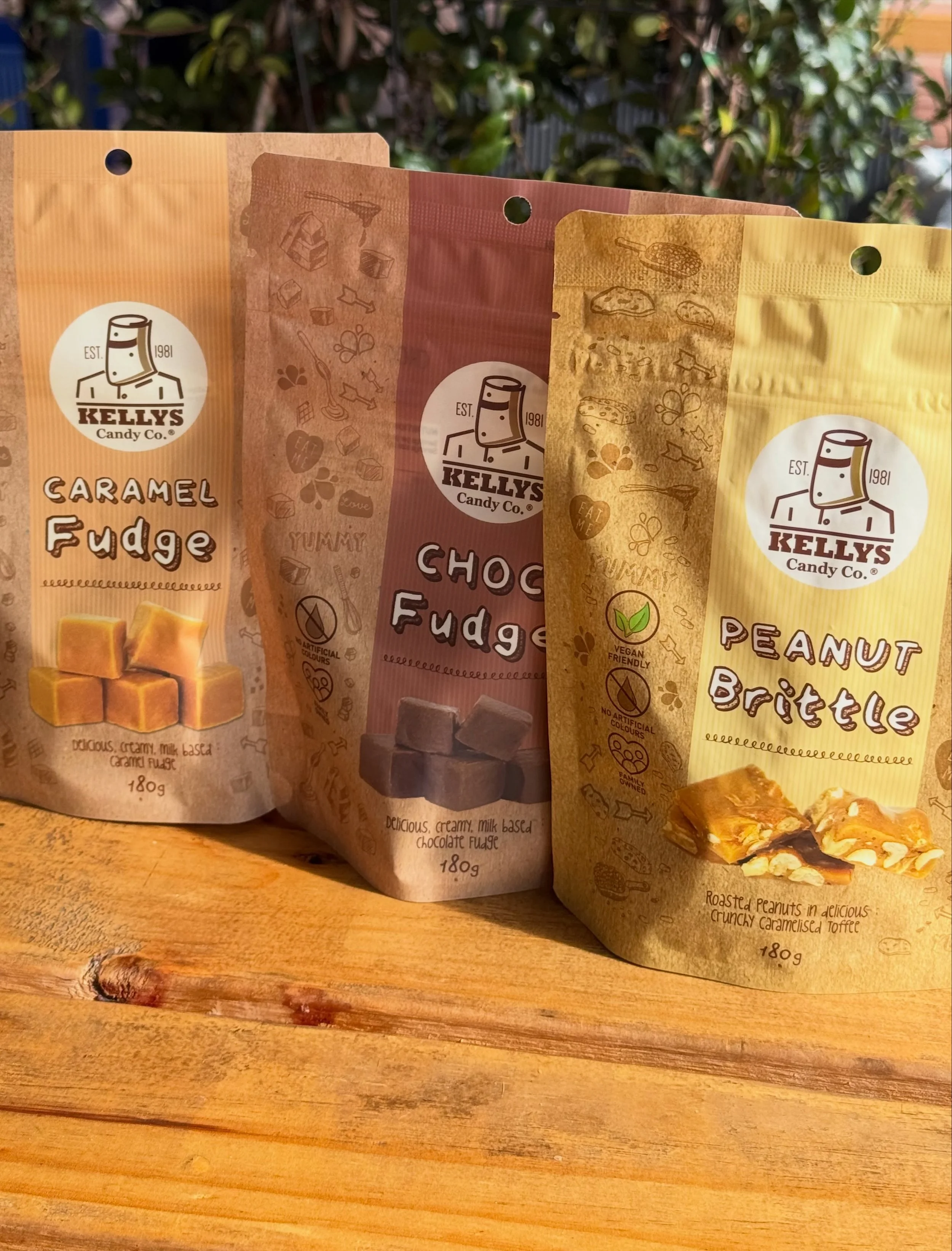 @kellyscandyco &ndash; New In Store 🍬

Peanut Brittle (Vegan)
Chocolate Fudge
Caramel Fudge

Treat yourself ✨

#brightonfoodmarket #scarboroughspots🍽 #perth #supportlocal