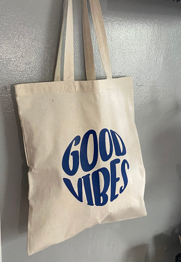 Good Vibes Canvas Tote Bag