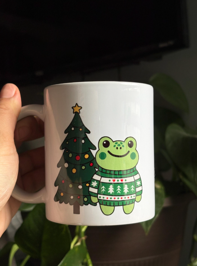 Festive Froggy Mug