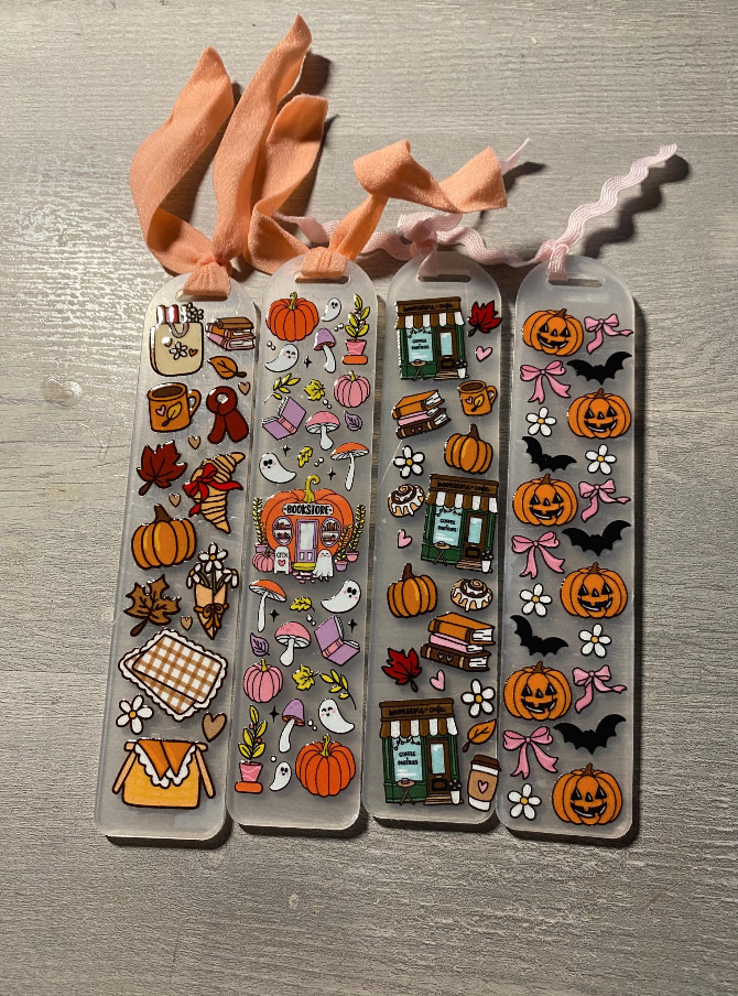 Fall & Spooky Season Bookmarks | Single or Set