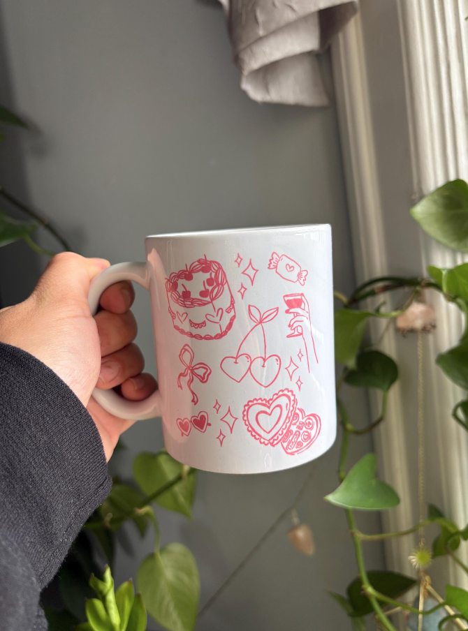 Galentine Patchwork Mug