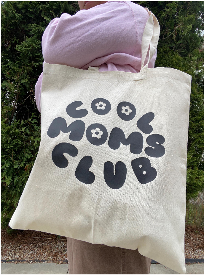 Cool Moms Club Canvas Tote Bag