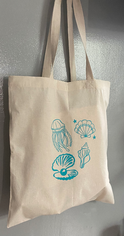Sea Life Canvas Tote Bag