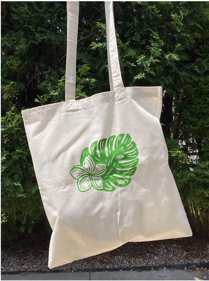 The Tropic Plants Canvas Tote Bag