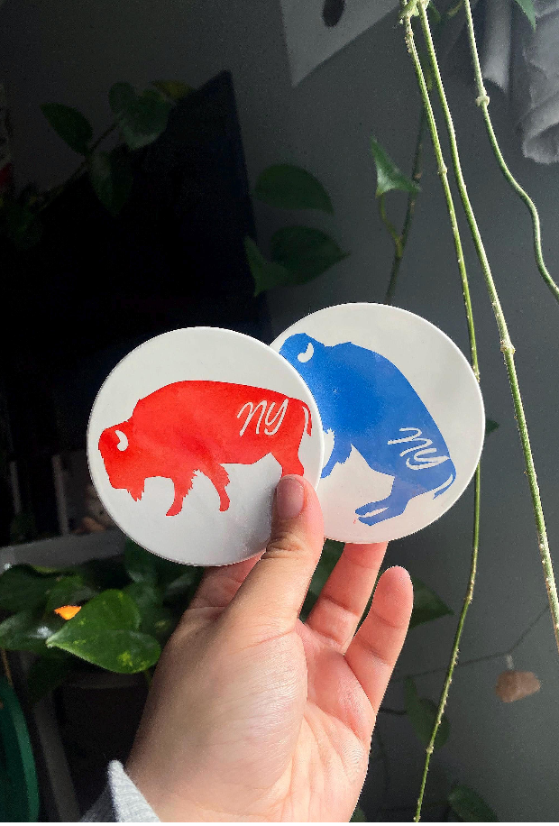 Love My City Ceramic Coaster Set of 2