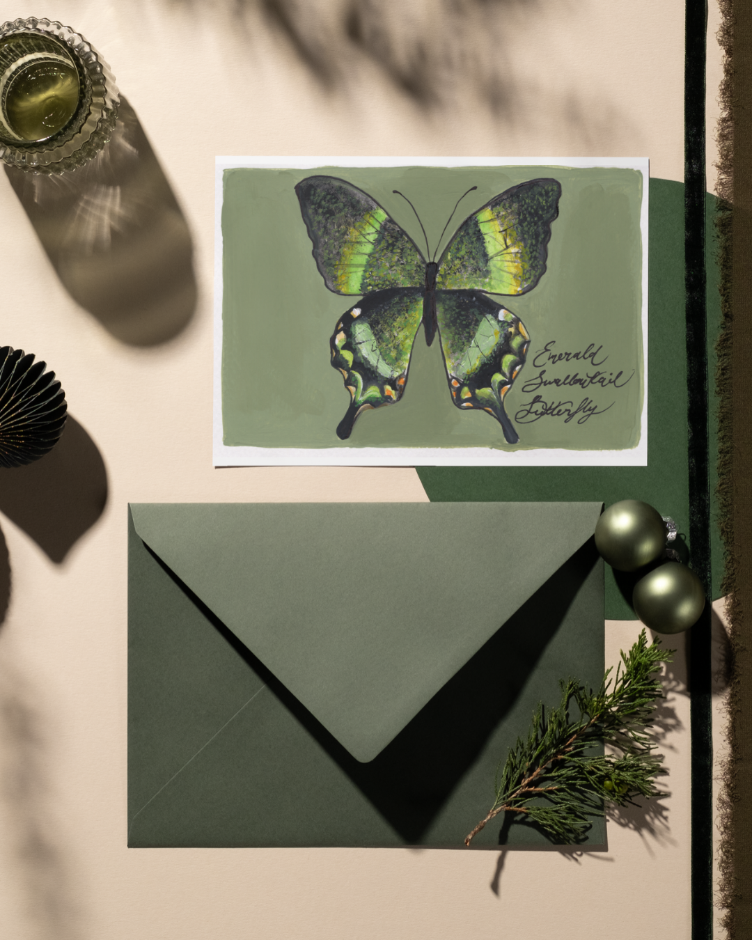 Emerald Swallowtail Butterfly