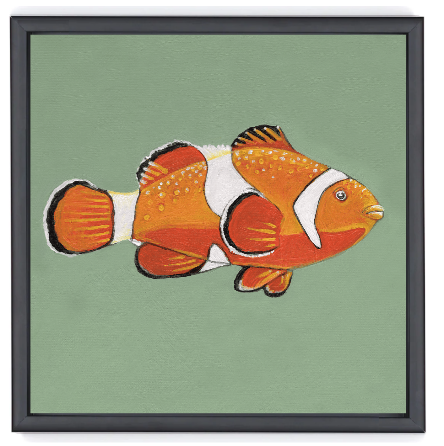 Clownfish Black Float Frame.png