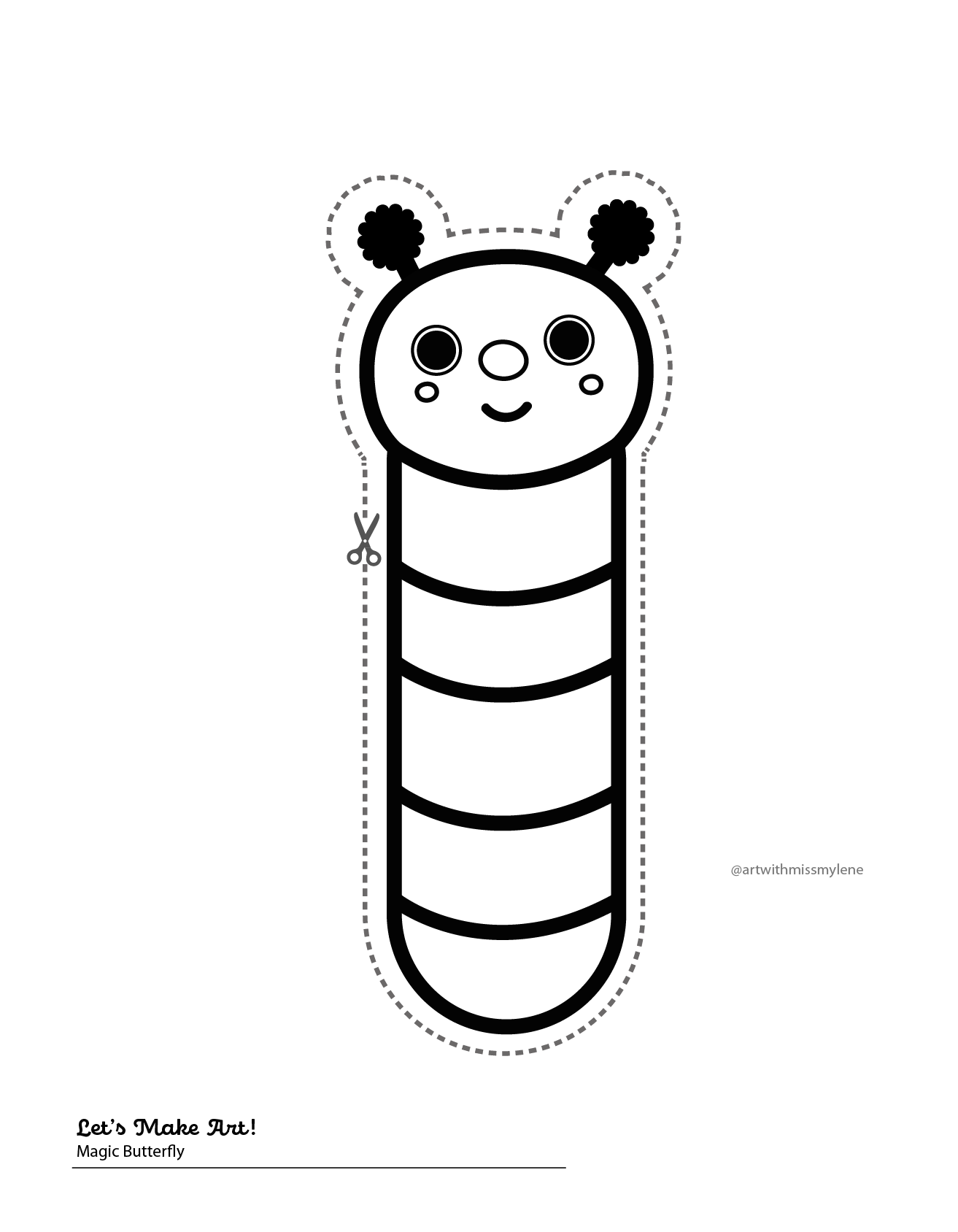 Butterfly Body Printable