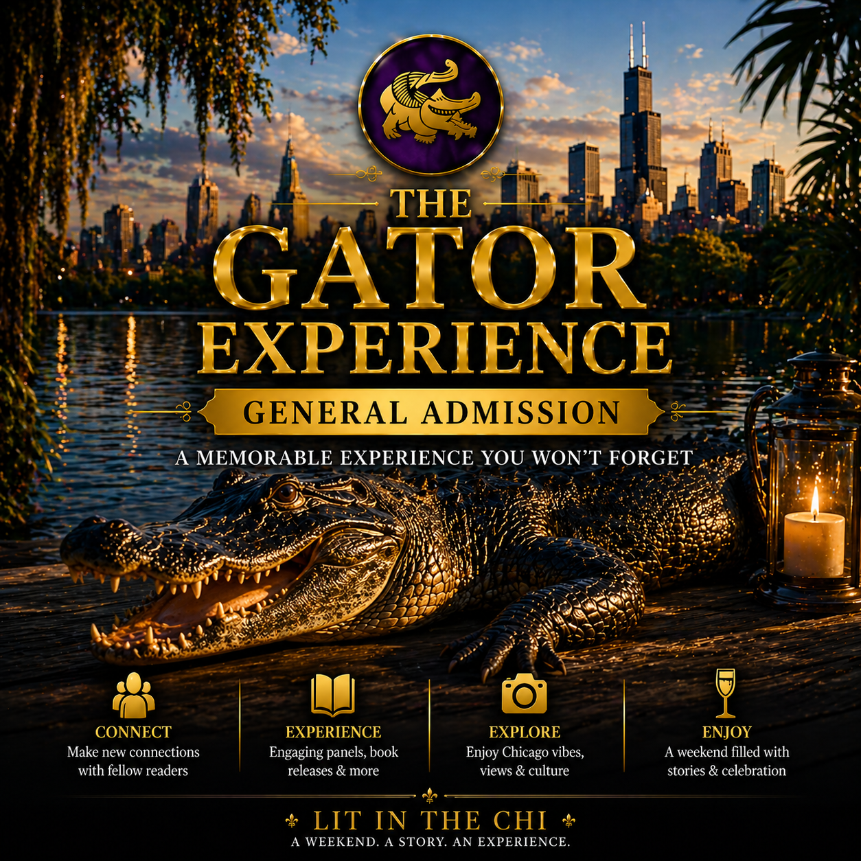 EARLY BIRD: The Gator Experience — Preferred Admission ( Early Bird Ends May 31st @ 11:59pm)