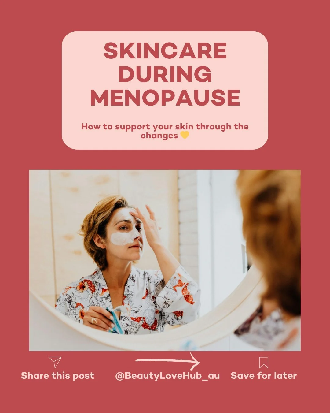Your skin changes as you do 💛✨

Swipe through for tips on keeping skin hydrated, protected, and radiant during menopause &mdash; because a few simple tweaks can make a big difference!

#MenopauseSkincare #HealthySkinTips #GlowAtAnyAge #beautylovehub