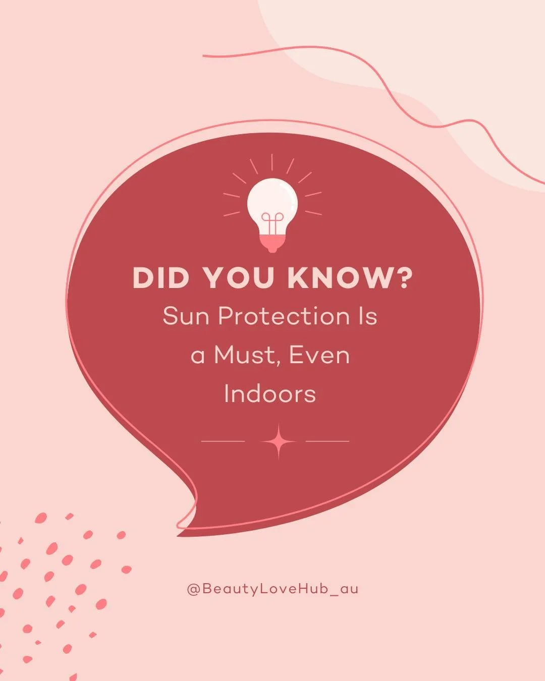 Did you know? 👀
Sun protection is a must, even indoors! UVA rays can penetrate windows and cause premature ageing, pigmentation, and damage over time. 🪟💛

Make SPF your everyday habit &mdash; your future skin will thank you! ✨

#DidYouKnow #DailyS