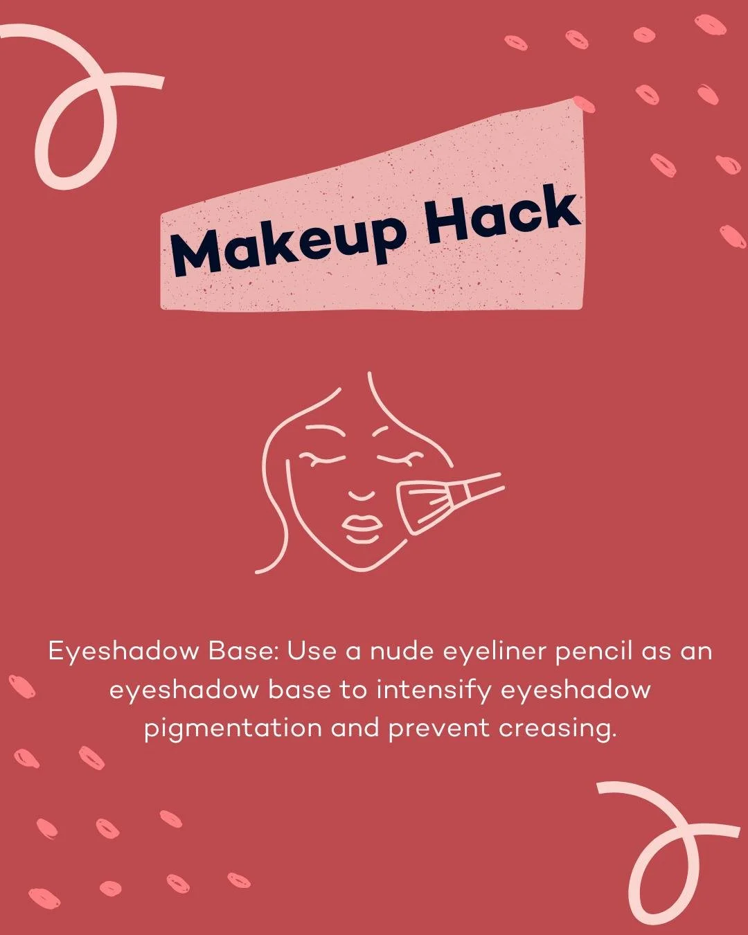 Makeup hack of the day 🪄
Want your eyeshadow to pop and last all day? Use a nude eyeliner pencil as a base &mdash; it intensifies colour and stops creasing for a flawless finish every time. 💖

#MakeupHacks #EyeshadowTips #BeautyTricks