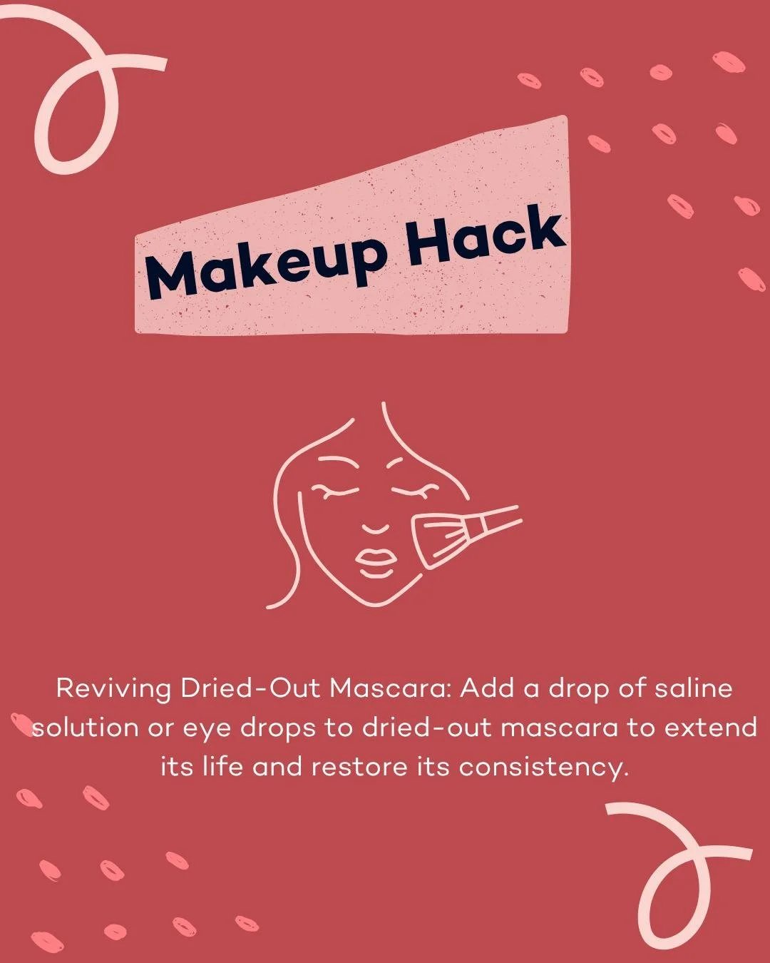 Mascara dried out? Don&rsquo;t toss it just yet 👀✨
A drop of saline or eye drops can bring it back to life for smoother, clump-free lashes.

#MakeupHack #BeautyTips #MUASecrets