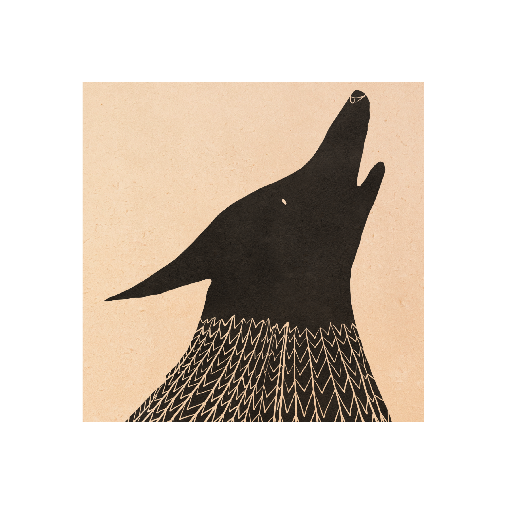 Haghaus Wolf Art Print closeup  .png