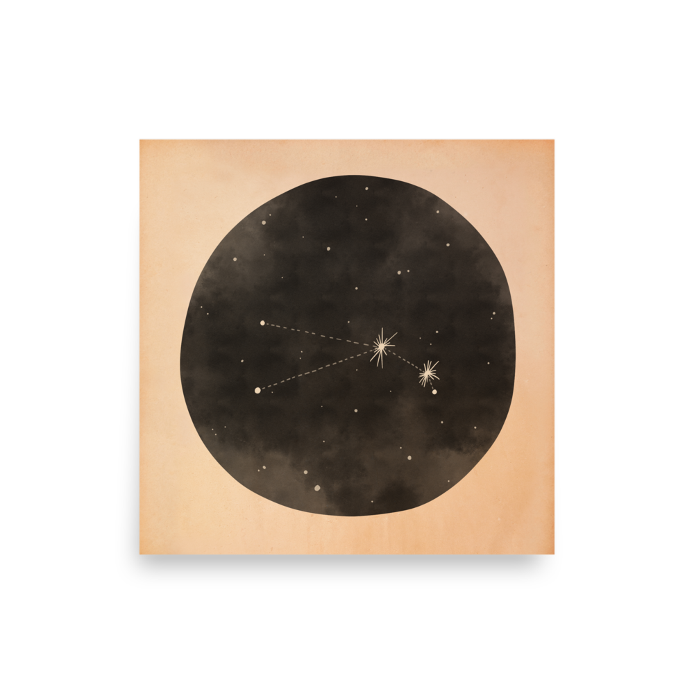 Aries Zodiac Constellation | Art Print