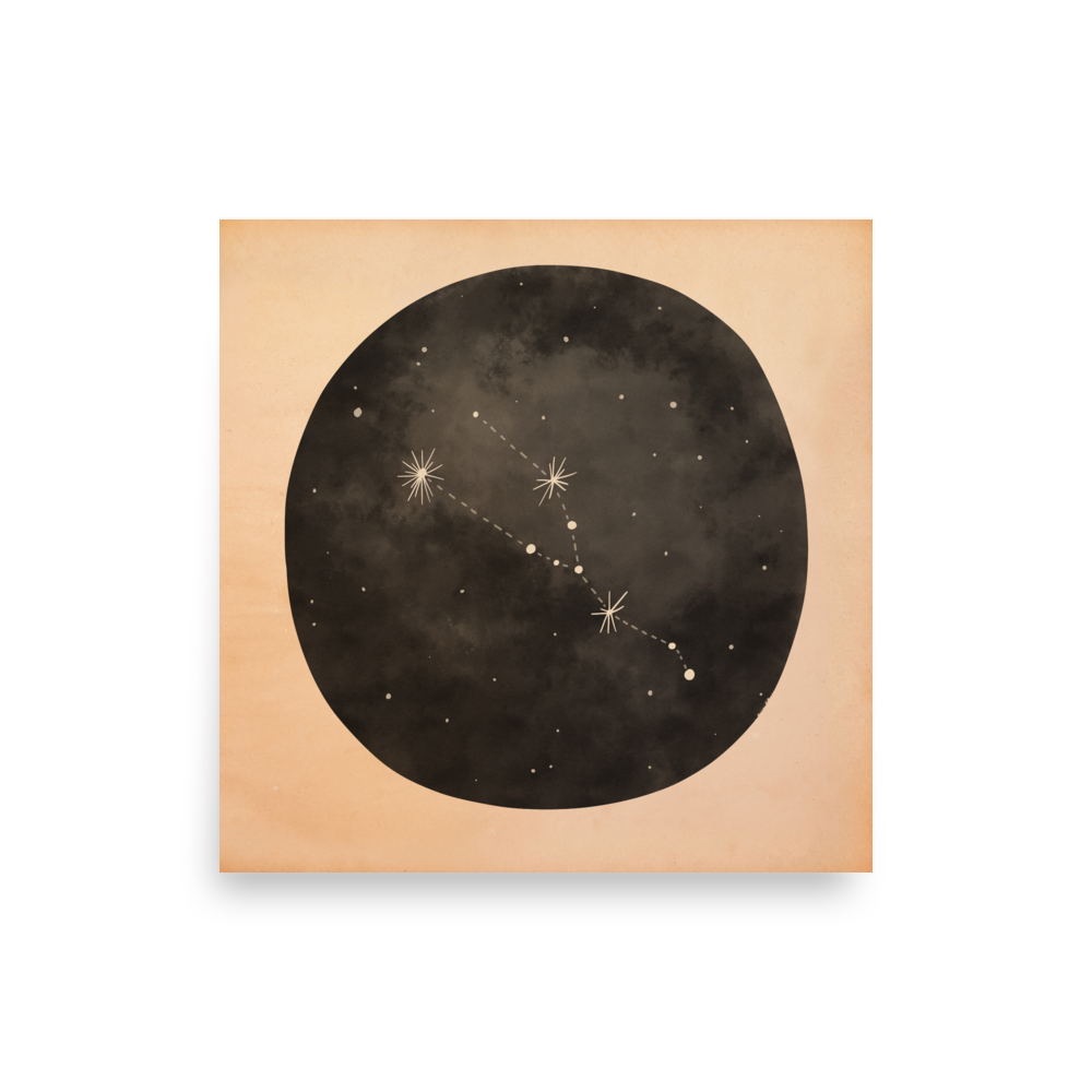 Taurus Zodiac Constellation | Art Print