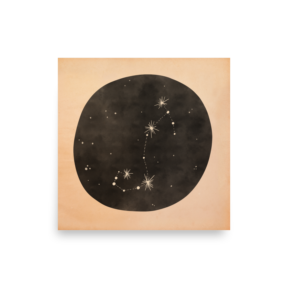 Scorpio Zodiac Constellation | Art Print