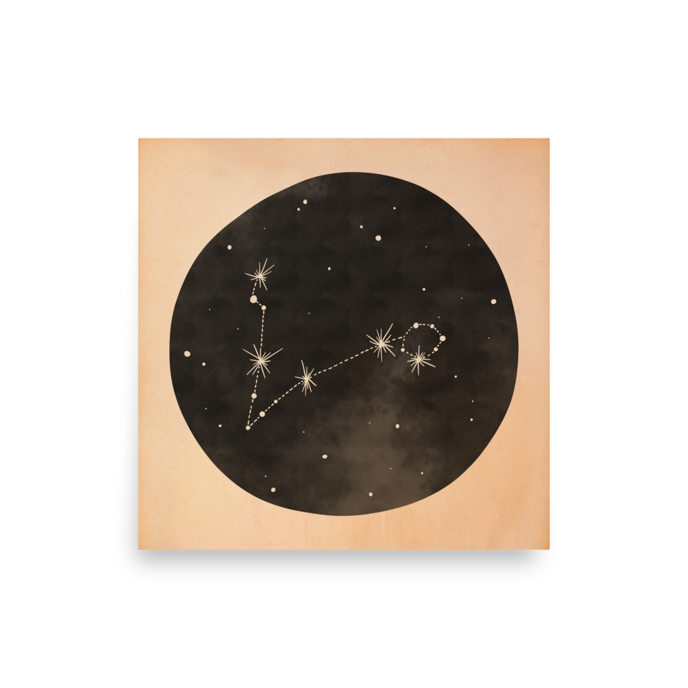 Pisces Zodiac Constellation | Art Print