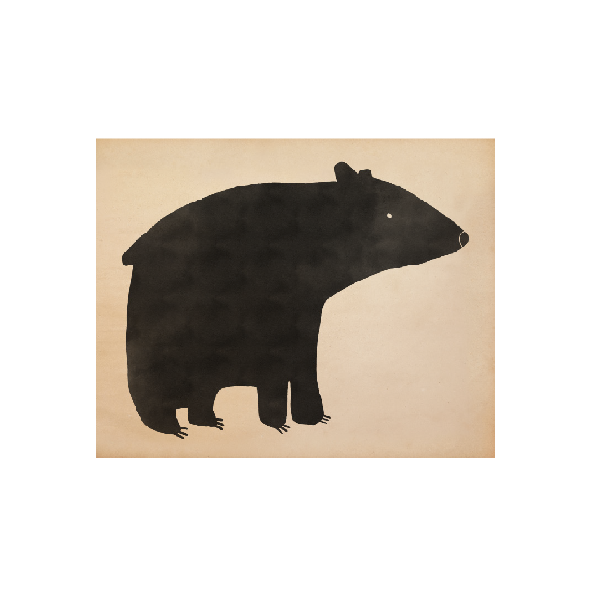 Bear Art Print | Strength
